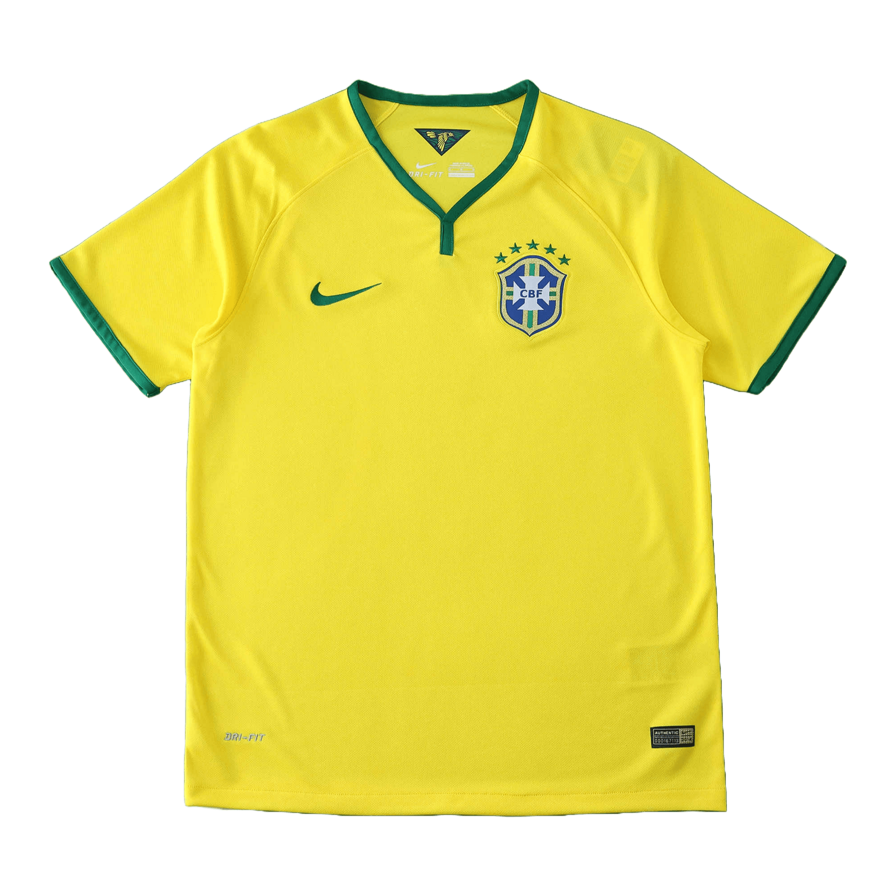 Brazil Home 2014 Retro Shirt - Fan Version