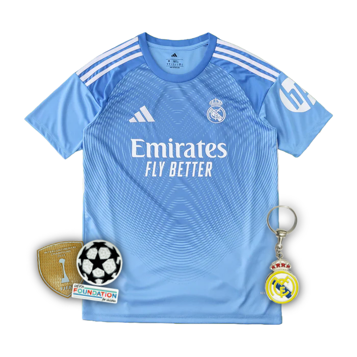 Real Madrid Goalkeeper 25/26 Shirt - Fan Version