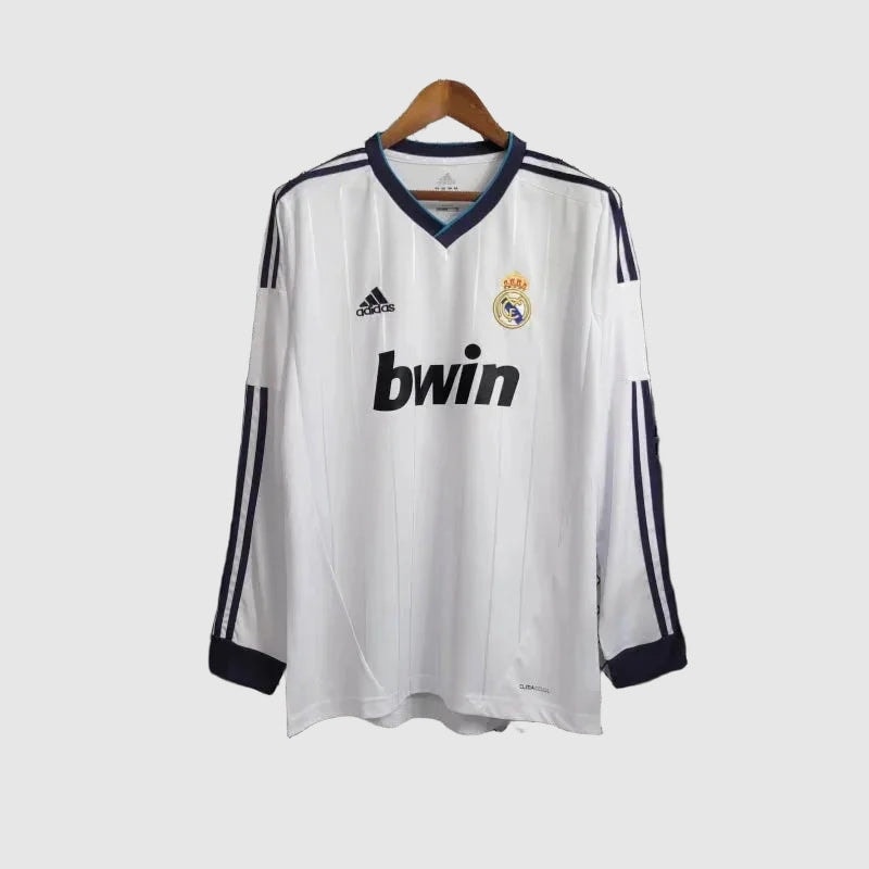 Real Madrid Home 2012/13 Retro Shirt - Fan Version, Long Sleeve