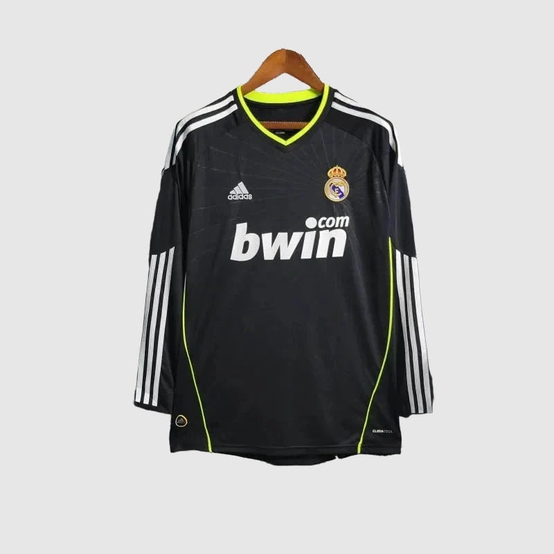 Real Madrid Away 2010/11 Retro Shirt - Fan Version, Long Sleeve