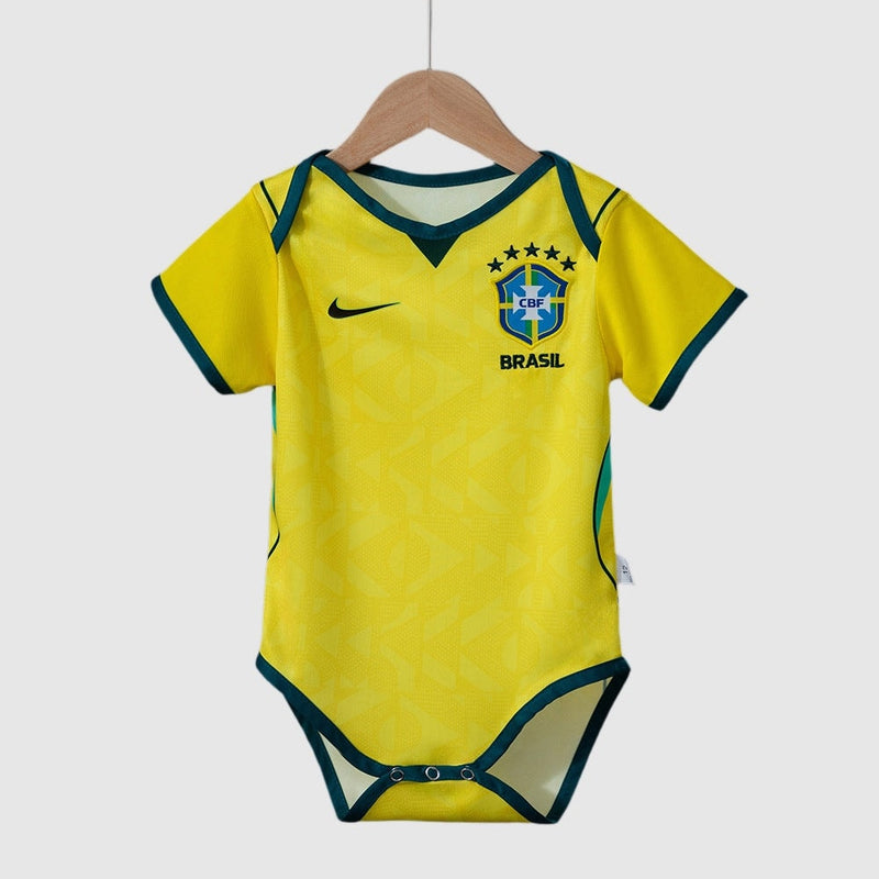 Brazil Home 26/27 Shirt (Baby) - Kids, Fan Version