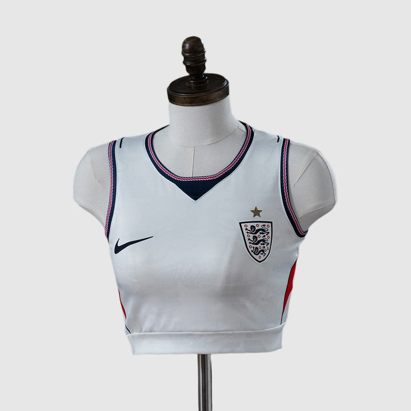 England Home 26/27 Shirt (Crop Tank Top) - Women's, Fan Version