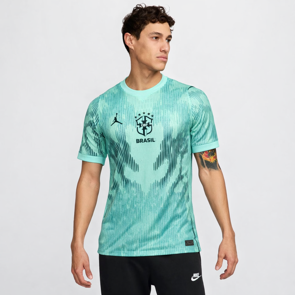 Brazil 26/27 Goalkeeper Teal Jersey - Fan Version