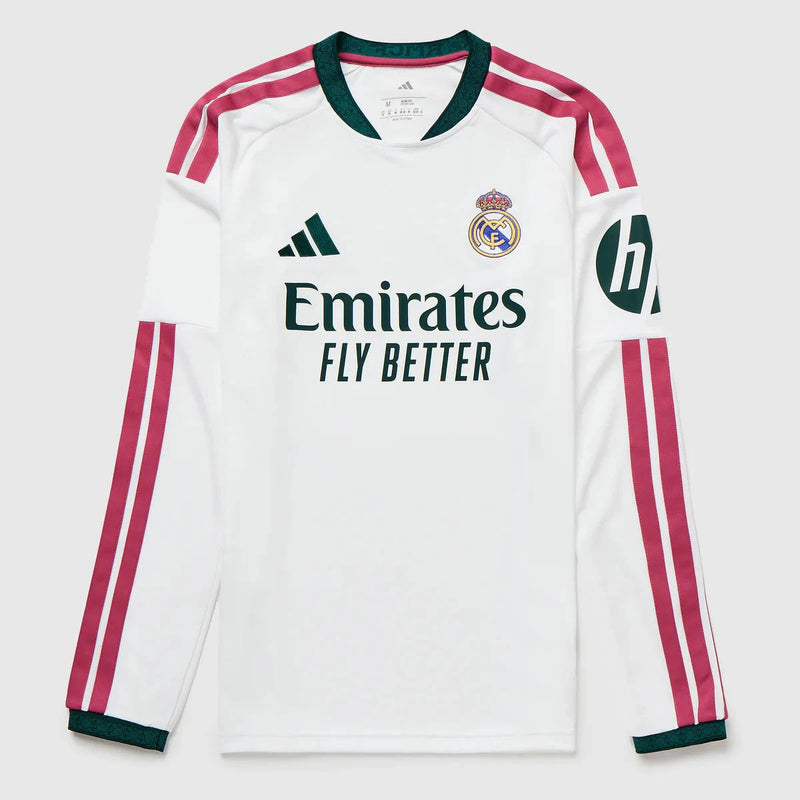 Real Madrid Home 26/27 Shirt - Player Version, Long Sleeve