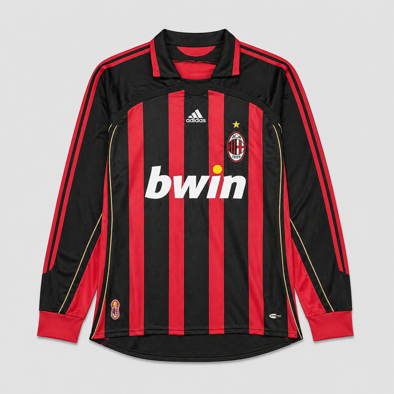 AC Milan Home 2006/07 Retro Shirt - Fan Version, Long Sleeve