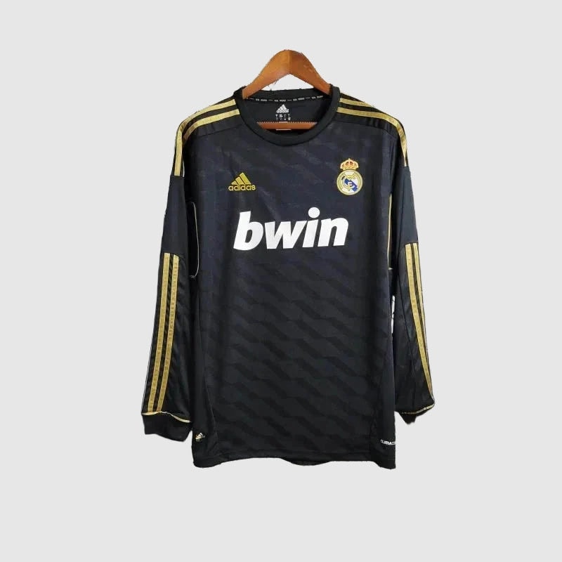 Real Madrid Away 2011/12 Retro Shirt - Fan Version, Long Sleeve