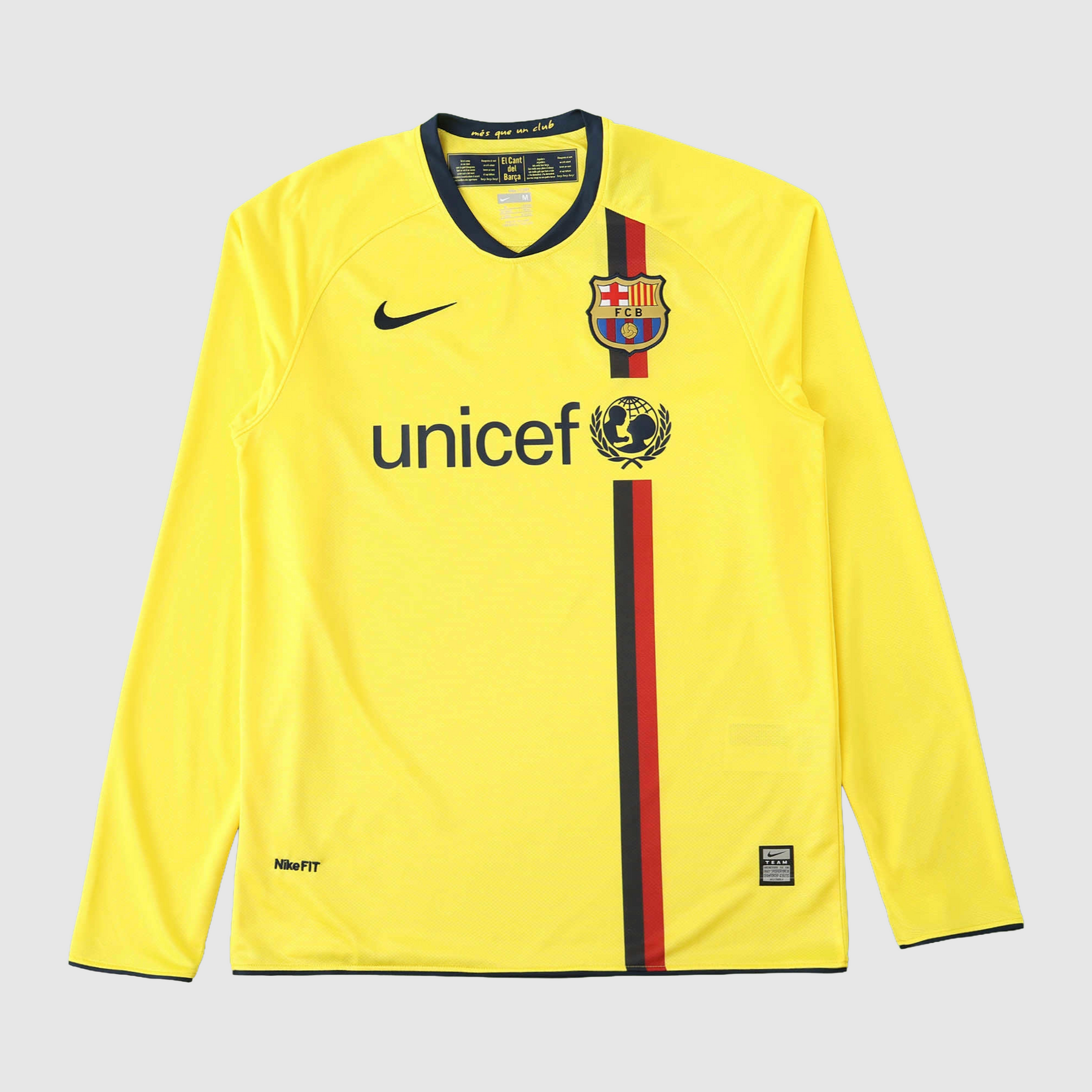 Barcelona 2008/09 Retro Shirt - Fan Version, Long Sleeve