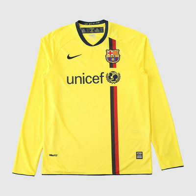 Barcelona 2008/09 Retro Jersey - Fan Version, Long Sleeve