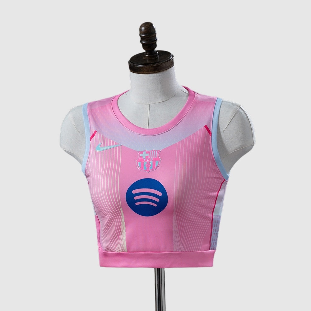 Barcelona Special Edition 26/27 Shirt (Crop Tank Top Pink) - Women's, Fan Version