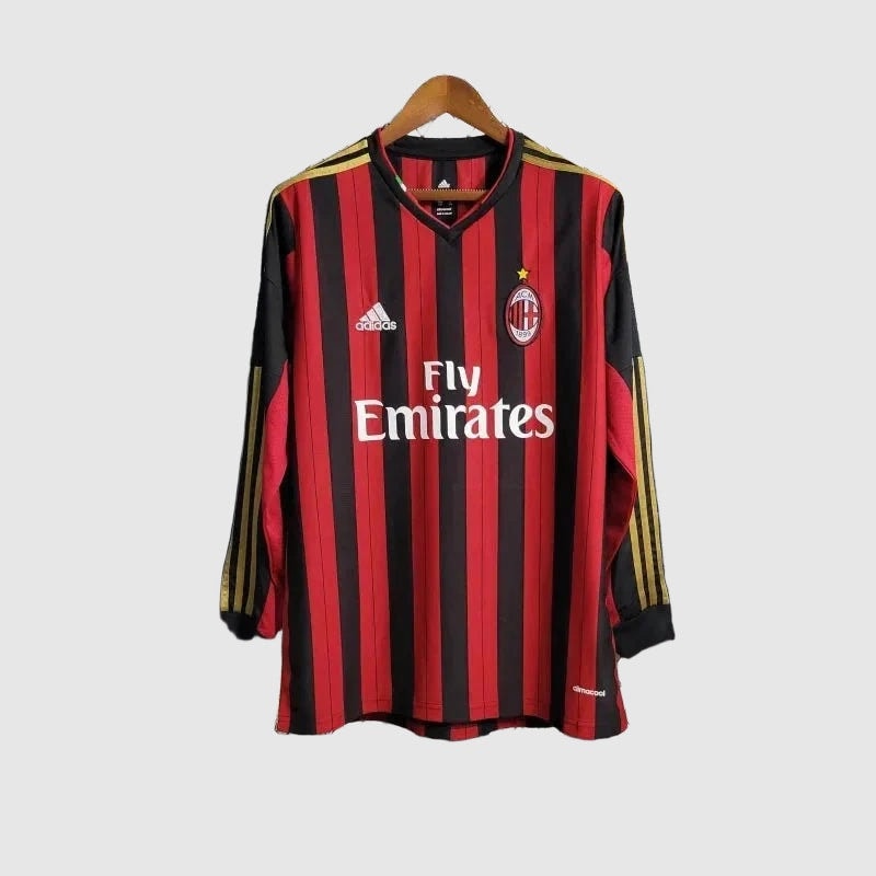 AC Milan 2013/14 Retro Shirt - Fan Version, Long Sleeve