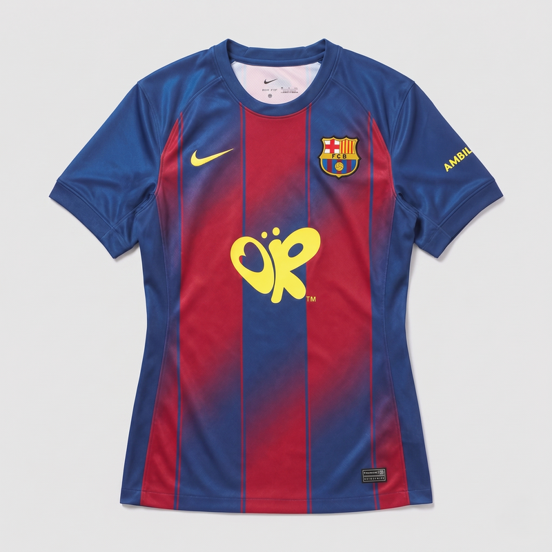 Barcelona Home 25/26 Shirt - Women's, Fan Version