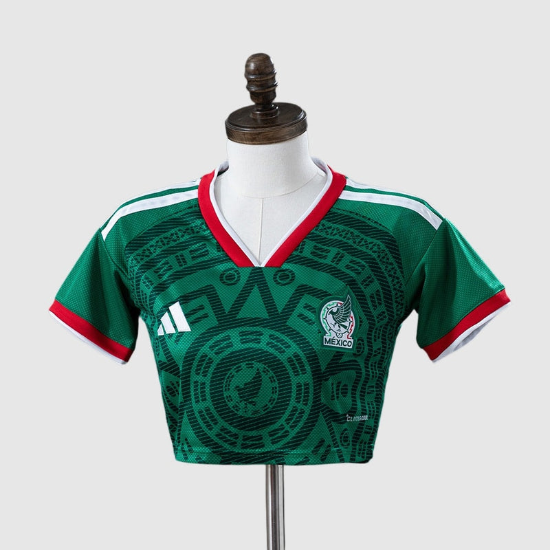 Mexico Home 26/27 Shirt (Crop) - Women's, Fan Version