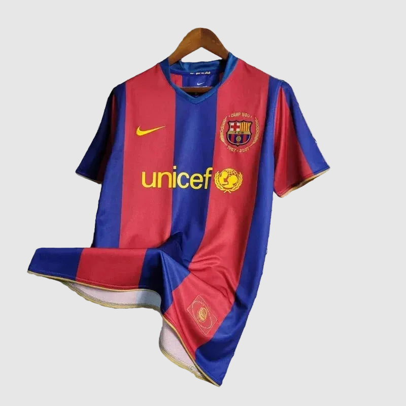 Barcelona 2007/08 Retro Shirt (Retro 2) - Fan Version