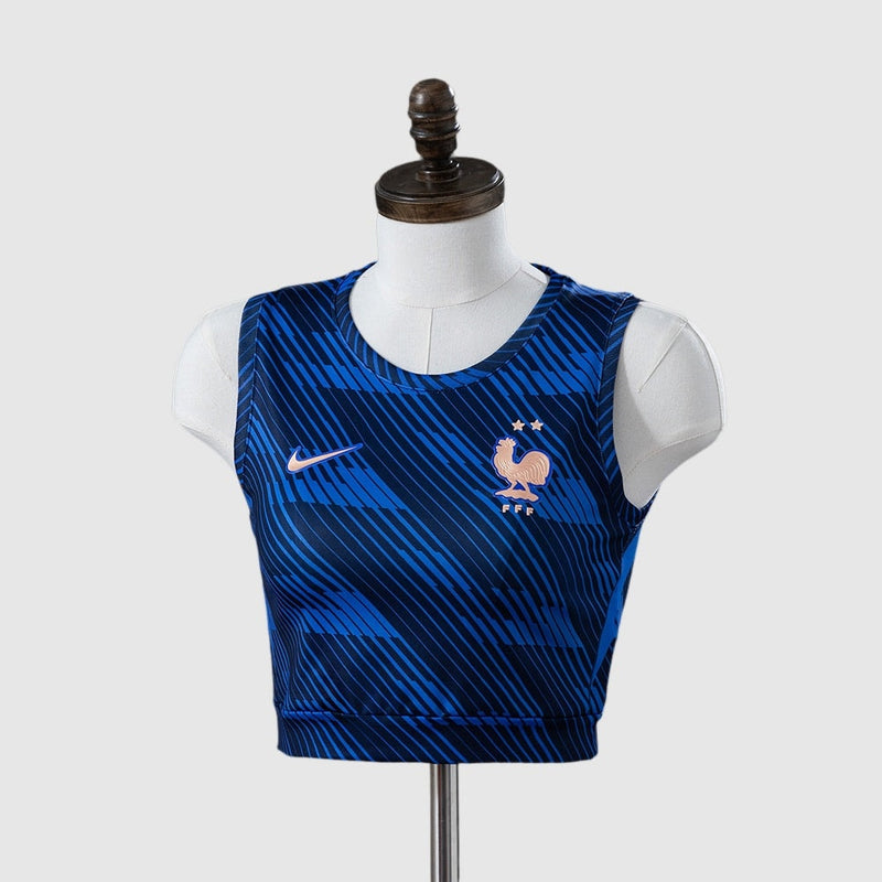 France Home 26/27 Shirt (Crop Tank Top) - Women's, Fan Version