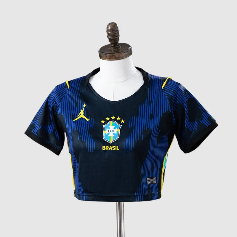 Brazil Away 26/27 Shirt (Crop) - Women's, Fan Version