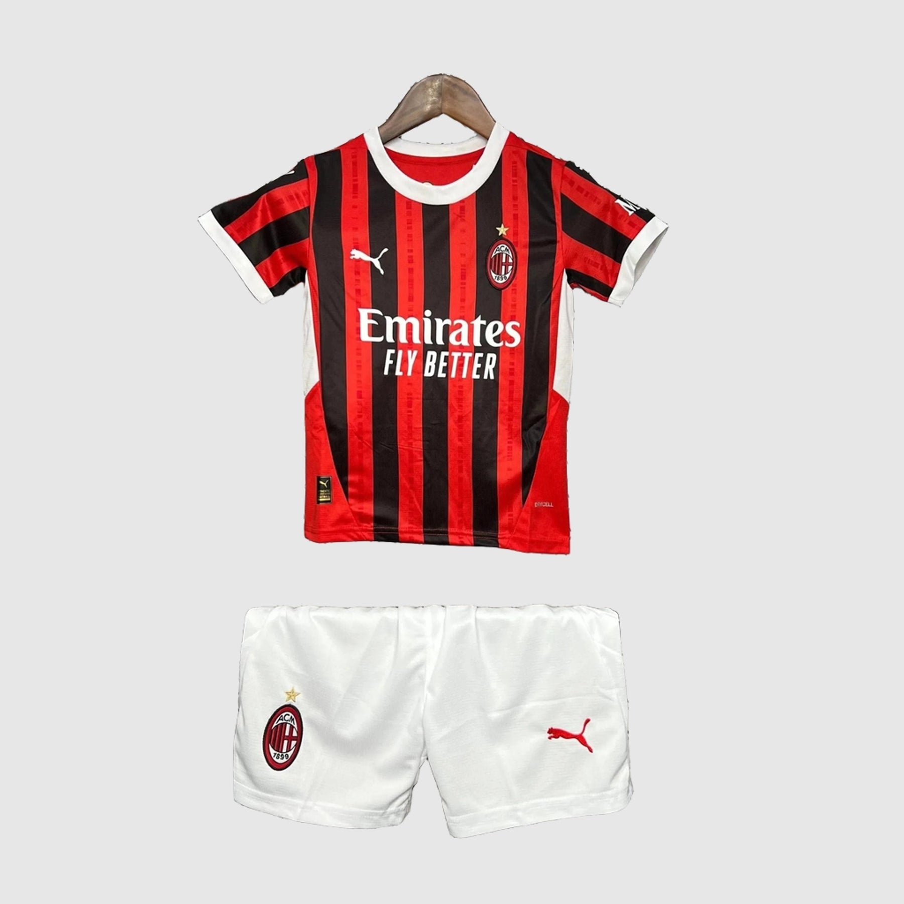 AC Milan Home 24/25 Shirt - Kids, Fan Version