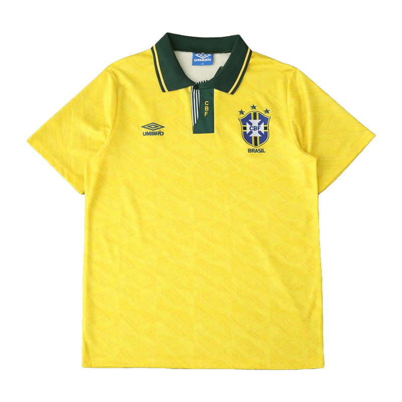 Brazil Home 1991/93 Retro Shirt - Fan Version