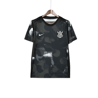 Corinthians 25/26 Pre-Match Jersey - Black - Fan Version