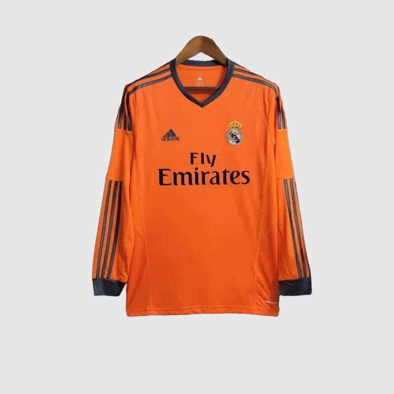 Real Madrid Away 2013/14 Retro Shirt - Fan Version, Long Sleeve