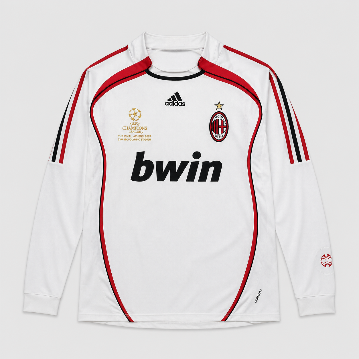 AC Milan Away 2006/07 Retro Shirt - Fan Version, Long Sleeve