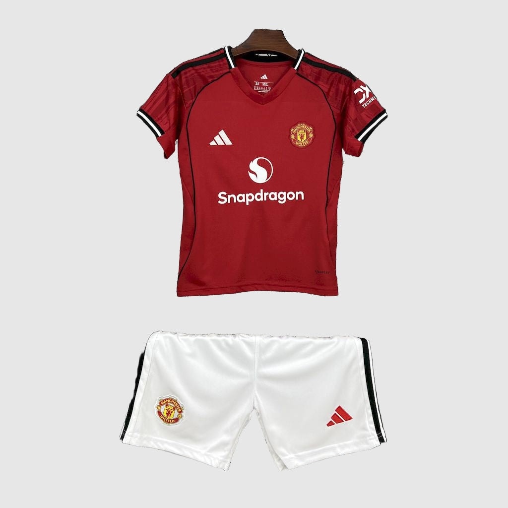 Manchester United Home 25/26 Shirt - Kids, Fan Version