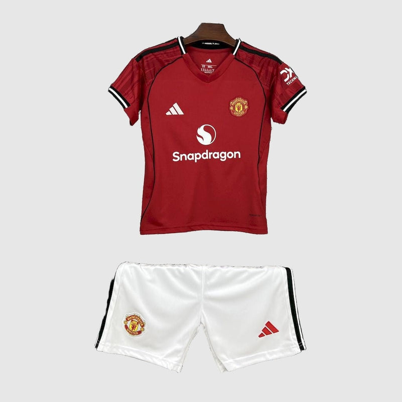 Manchester United Home 25/26 Shirt - Kids, Fan Version