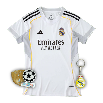 Real Madrid Home 25/26 Jersey - Women's, Fan Version