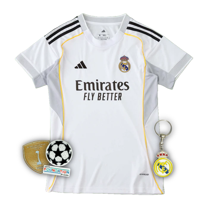 Real Madrid Home 25/26 Shirt - Women's, Fan Version