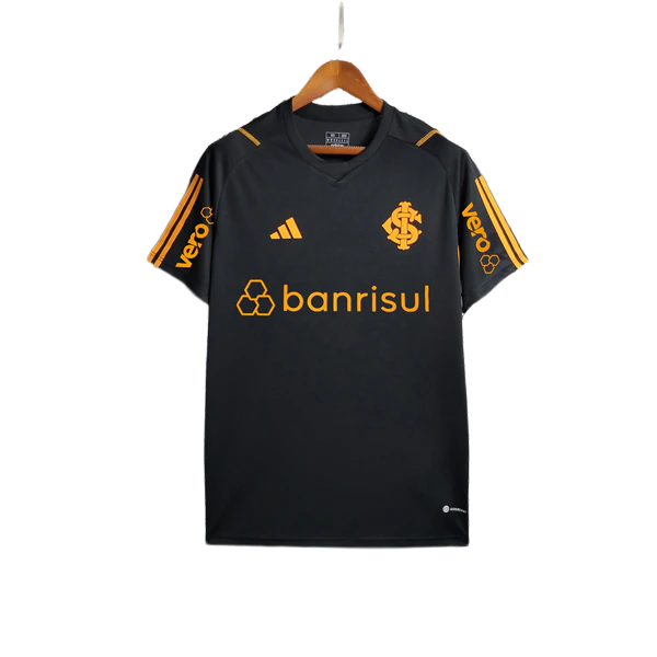 Internacional 23/24 Training Jersey - Black - All Sponsors - Fan Version