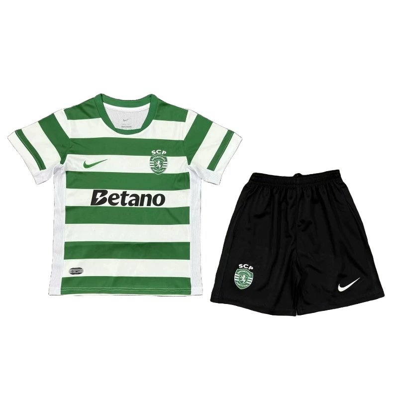 Sporting CP Home 25/26 Shirt - Kids, Fan Version