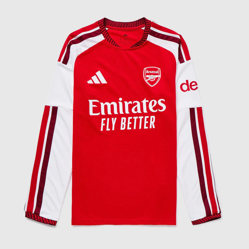 Arsenal Home 26/27 Shirt - Fan Version, Long Sleeve