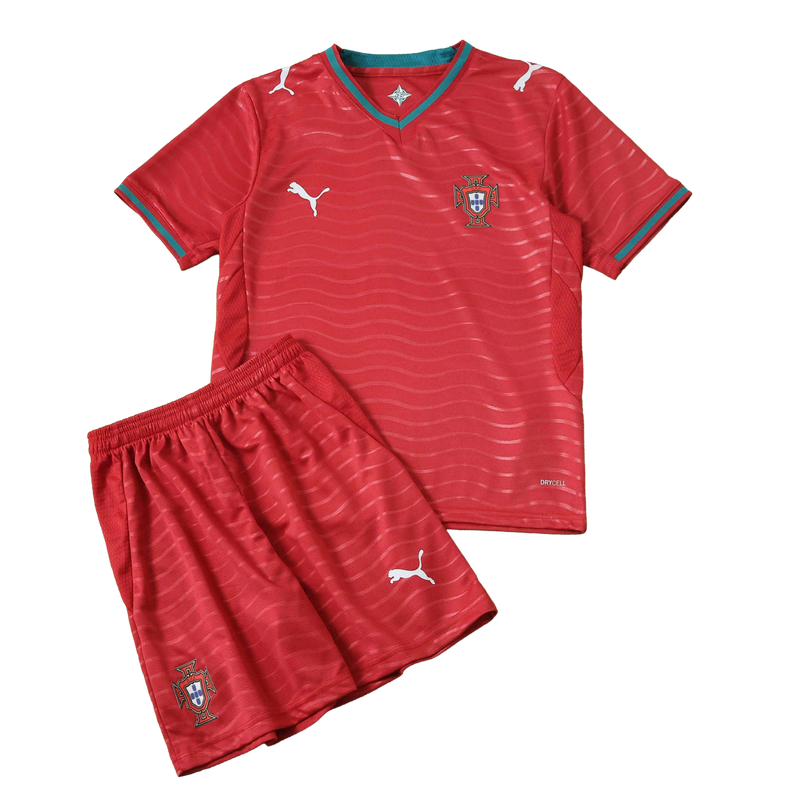 Portugal Home 26/27 Shirt - Kids, Fan Version