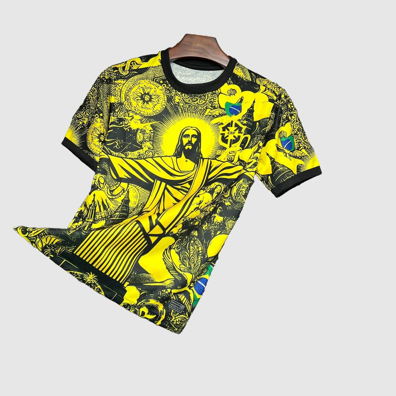 Brazil Special Edition 26/27 Shirt (Cristo Redentor Amarela) - Fan Version