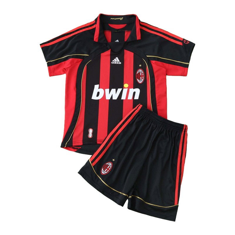 AC Milan Home 2006/07 Retro Shirt - Kids, Fan Version