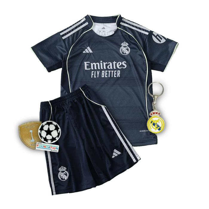 Real Madrid Away 25/26 Shirt - Kids, Fan Version