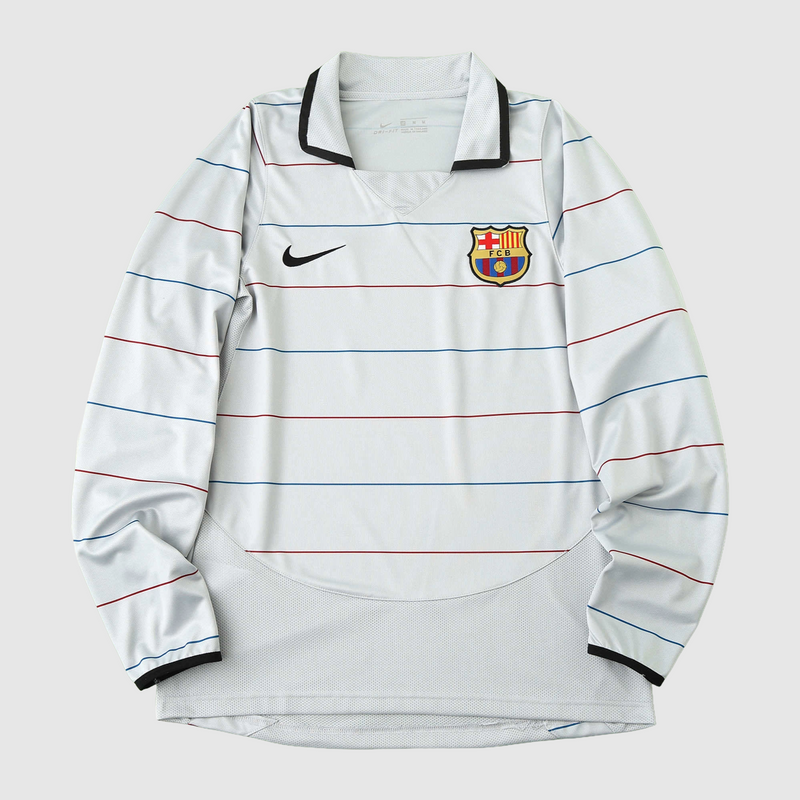 Barcelona 2003/04 Retro Shirt - Fan Version, Long Sleeve