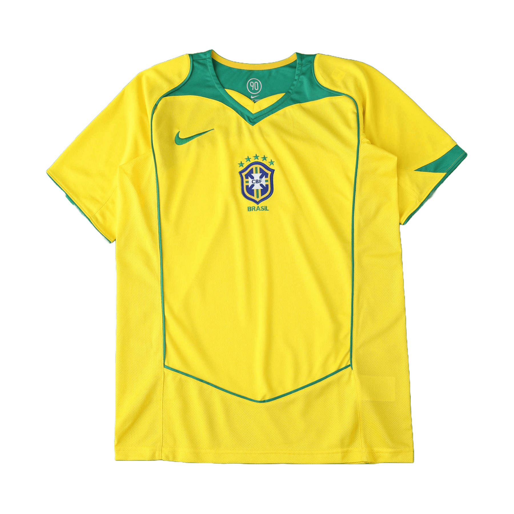 Brazil Home 2004 Retro Shirt - Fan Version