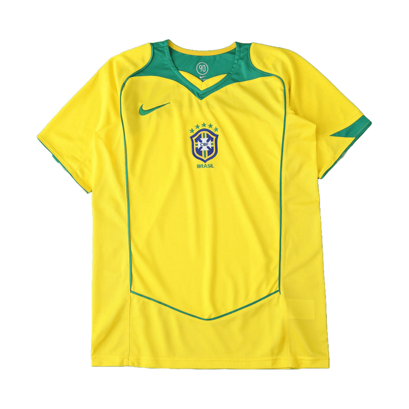 Brazil Home 2004 Retro Shirt - Fan Version