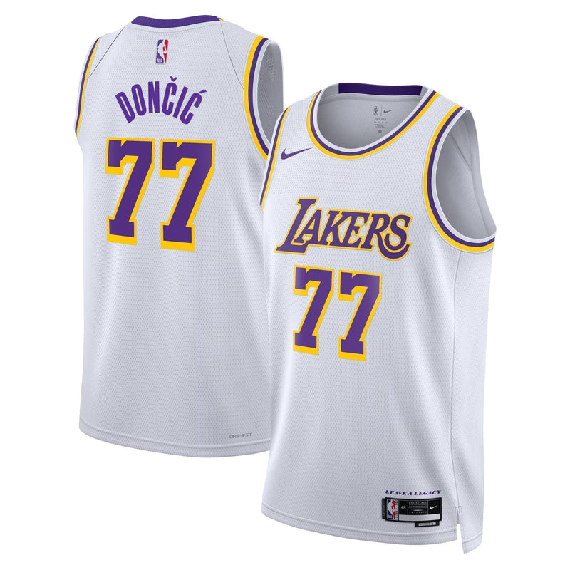 Luka Don��i�� - Los Angeles Lakers Association Edition 2024 NBA Jersey - White - Unisex