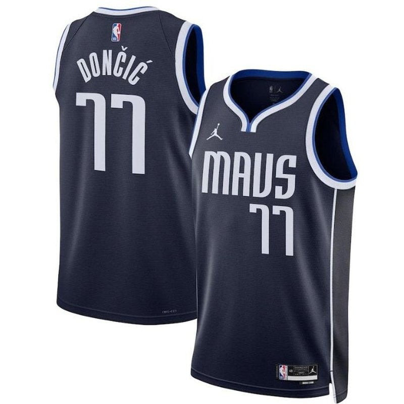 Luka Don��i�� - Dallas Mavericks Unisex 2023 Statement Edition NBA Jersey - Navy