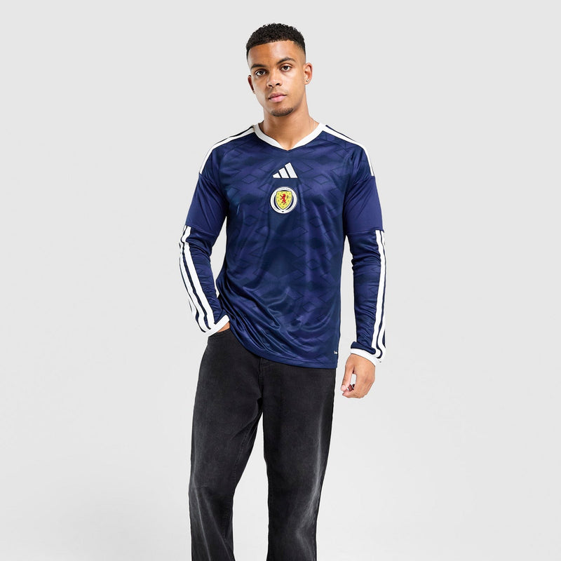 Scotland Home 26/27 Shirt - Fan Version, Long Sleeve