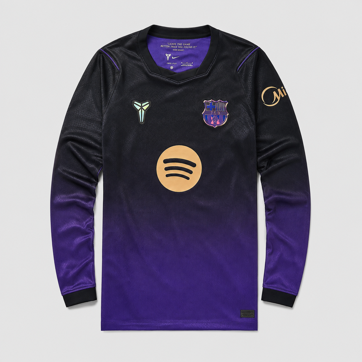 Barcelona Away 26/27 Shirt - Fan Version, Long Sleeve