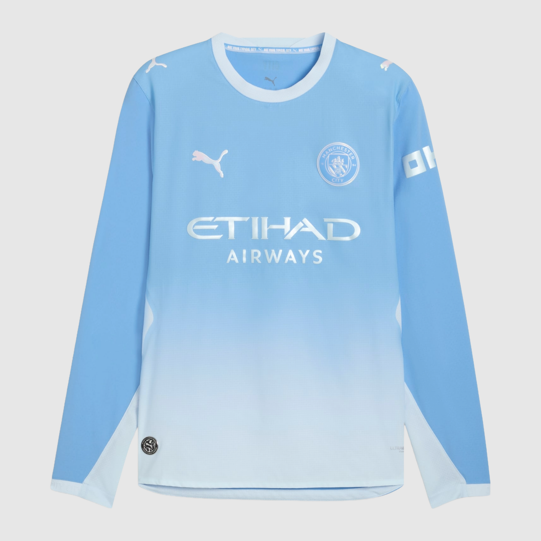 Manchester City Home 26/27 Shirt - Player Version, Long Sleeve
