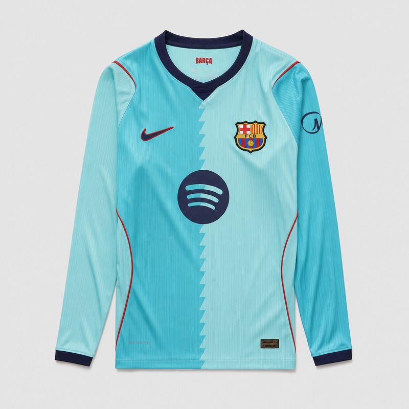 Barcelona Third 26/27 Shirt - Fan Version, Long Sleeve