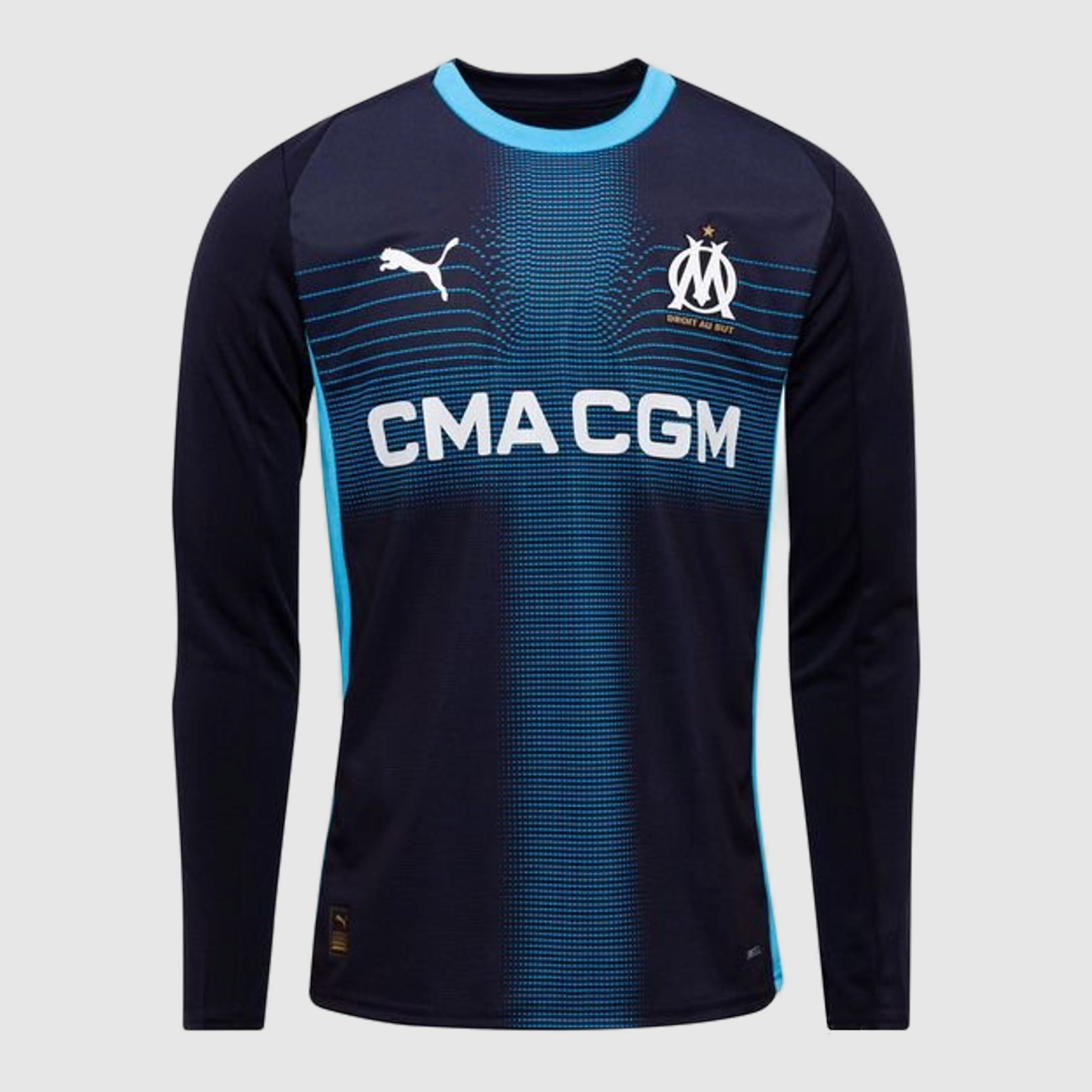 Olympique Marseille Away 25/26 Shirt - Fan Version, Long Sleeve