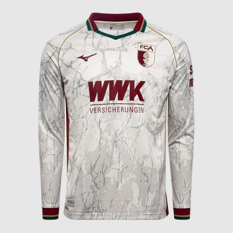 FC Augsburg Home 26/27 Shirt - Fan Version, Long Sleeve