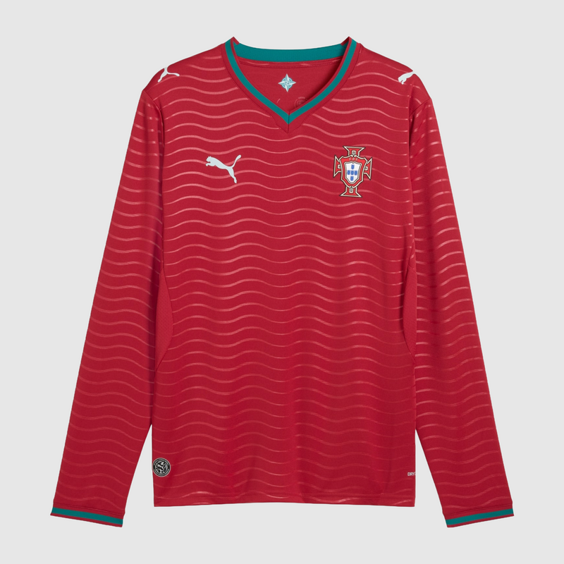 Portugal Home 26/27 Shirt - Fan Version, Long Sleeve