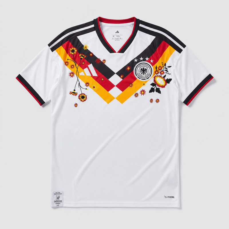 Germany Home 26/27 Shirt (Embroidered) - Fan Version