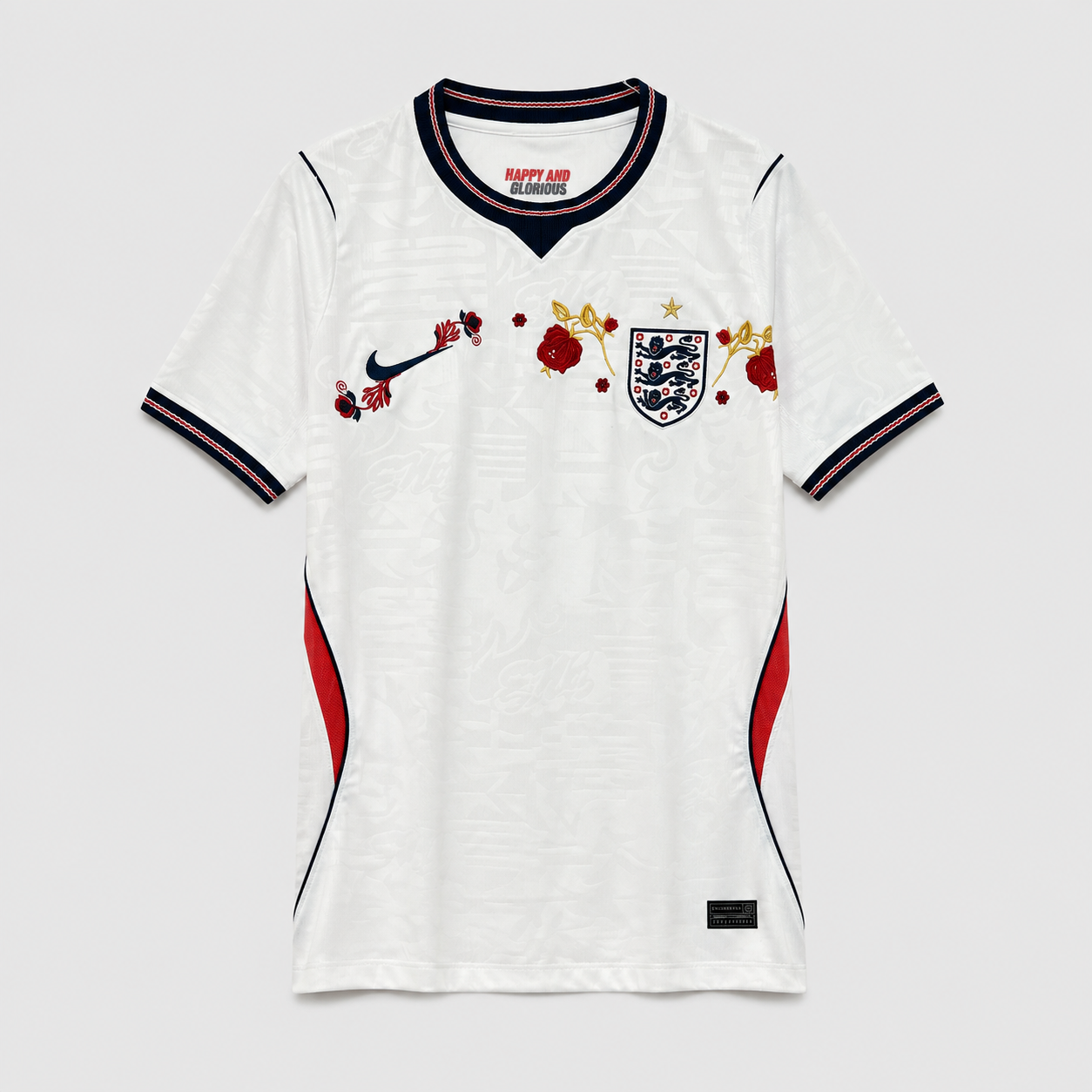 England Home 26/27 Shirt (Embroidered) - Fan Version