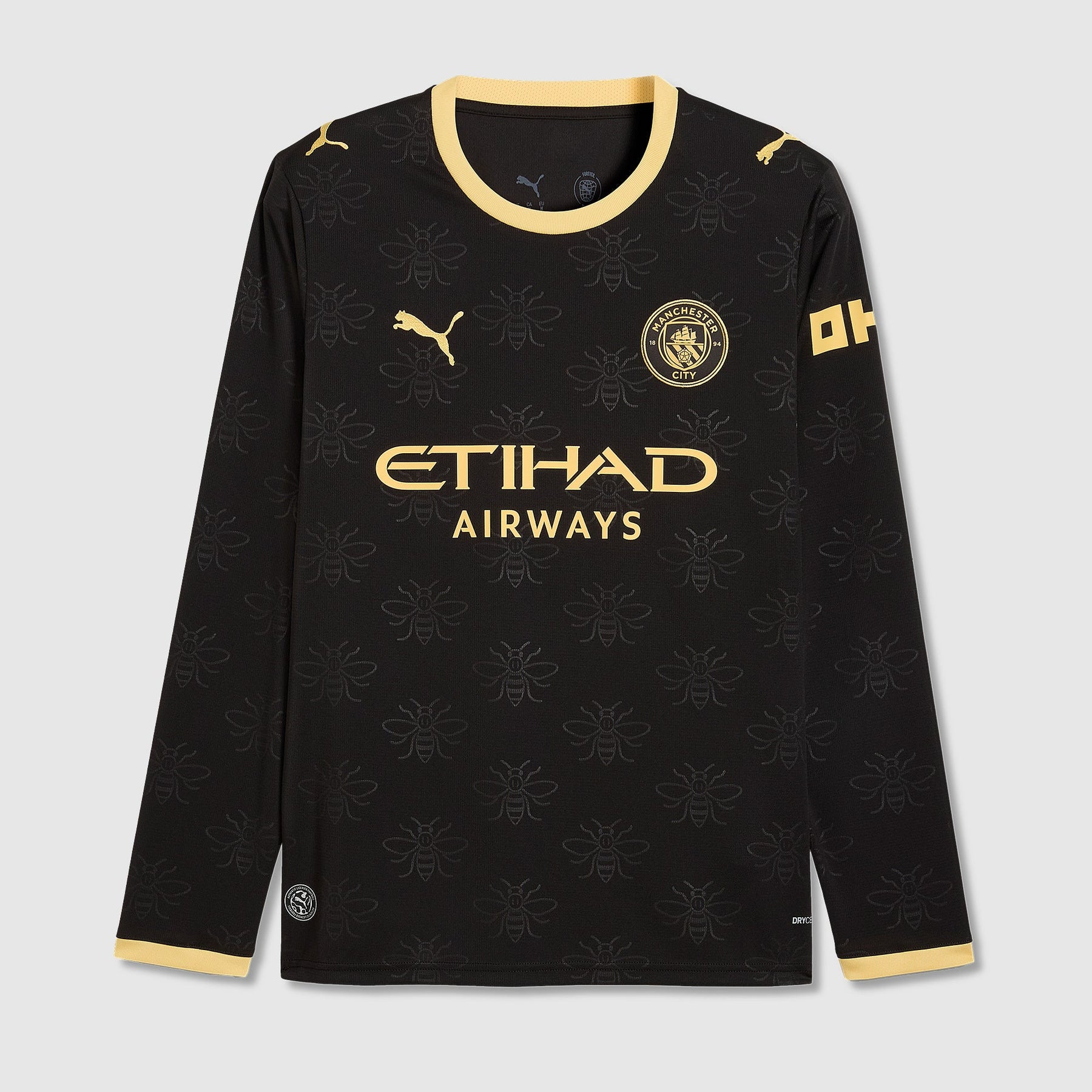 Manchester City Away 26/27 Shirt - Fan Version, Long Sleeve